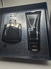 NEW:Mont Blanc Legend for Men Set Eau De Toilette Spray 1.7oz + Shower Gel 3.3oz
