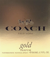 COACH GOLD PARFUM SPRAY FOR WOMEN 1.7 Oz / 50 ml BRAND NEW IN BOX!!!