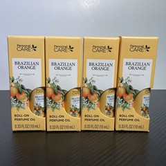 Personal Care Brazilian Orange Roll-On Perfume Oil 0.33 oz Each 4pk New