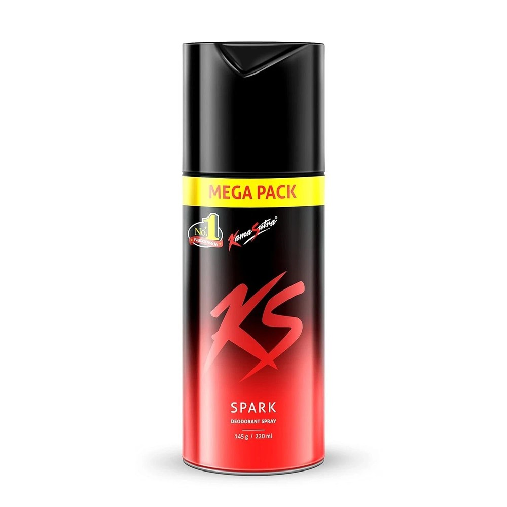 Kama Sutra Spark Deodorant Spray for Men 145g/220ml • Spicy Long-Lasting Fragran