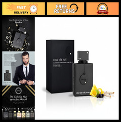 Intense Men’s Eau de Toilette 3.6oz – New in Box, Black Fragrance for Him