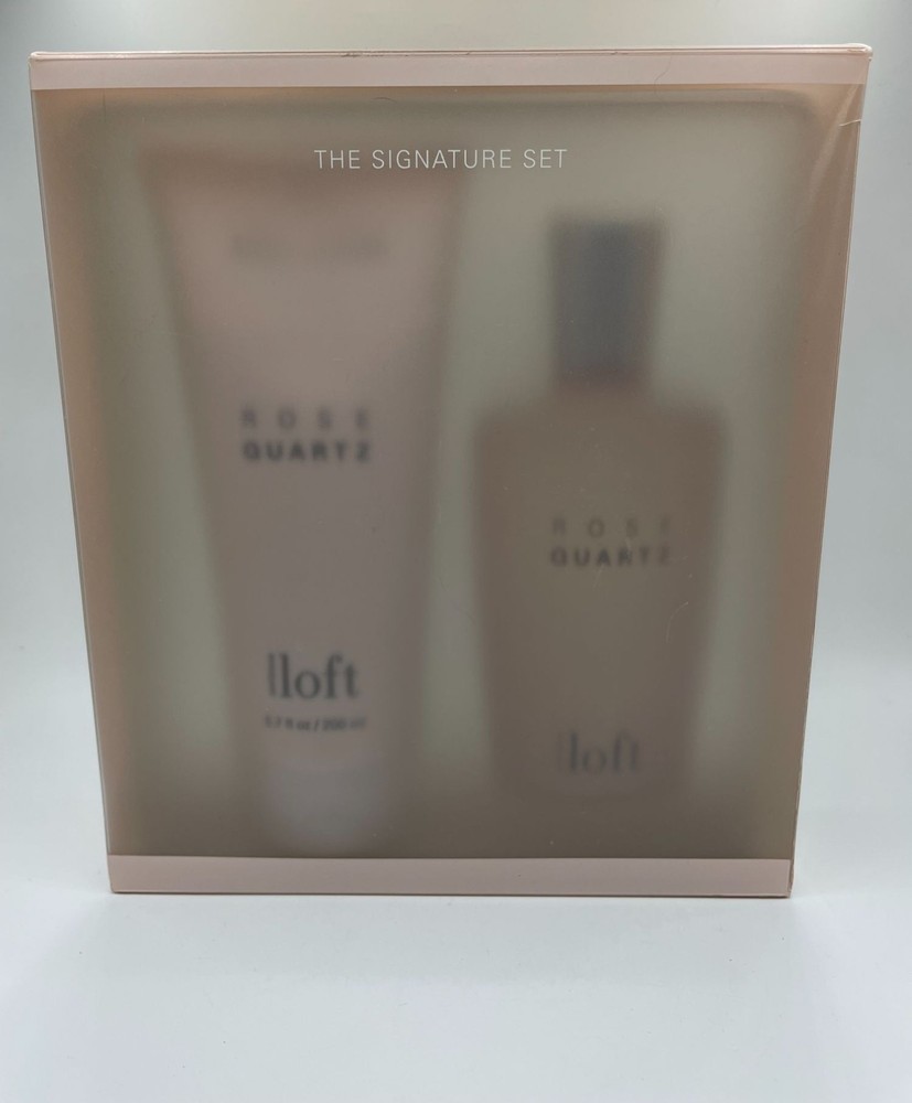 Ann Taylor Loft Rose Quartz Eau De Toilette EDT 3.3 oz Body Lotion 6.7 oz New