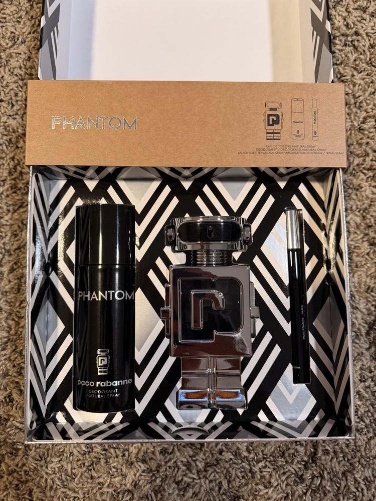 Paco Rabanne Phantom Eau de Toilette Fragrance Spray Gift Set, 3.4 fl oz/100ml