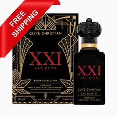 Clive Christian Amberwood Noble XXI Art Deco Parfum Spray 1.6oz 50ml NEW