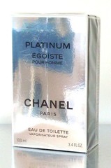 Chanel PLATINUM EGOISTE Eau De Toilette 100ml -3.4fl.oz Spray Box Sealed Men
