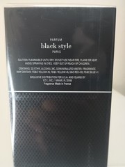 Black Style For Men by BG Eau De Parfum Spray 3.4 oz / 100 ml NEW Sealed