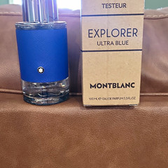 Montblanc Explorer Ultra Blue Eau de Parfum 3.3 fl oz Spray Tester Bergamot