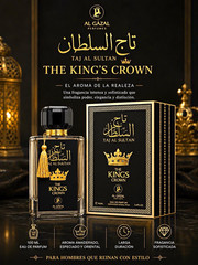 Al Gazal Perfumes Taj Al Sultan The King’s Crown Eau de Parfum Spray, 3.4 fl oz