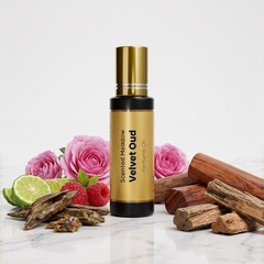 Scented Meadow Velvet Oud Roll-On Perfume Oil for Unisex – 0.5 fl oz (15 ml)