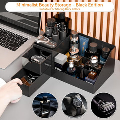 Yieach Cologne Organizer for Men,Cologne Stand and Rack,Large Acrylic Perfume Or