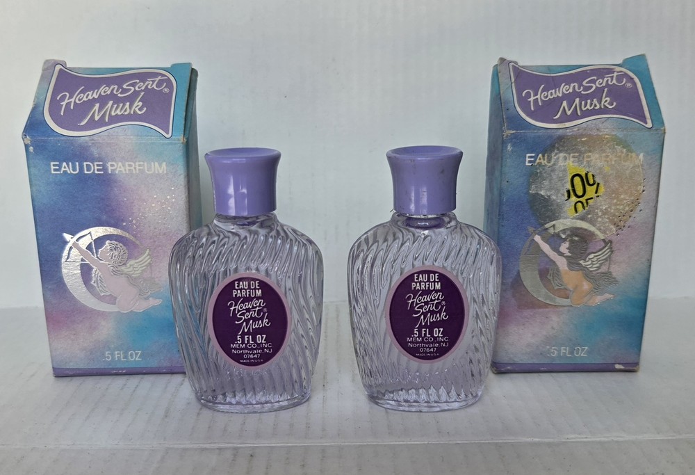 Lot of 2 MEM Heaven Sent Musk for Women 0.5oz x2 Eau de Parfum Splash NWOB