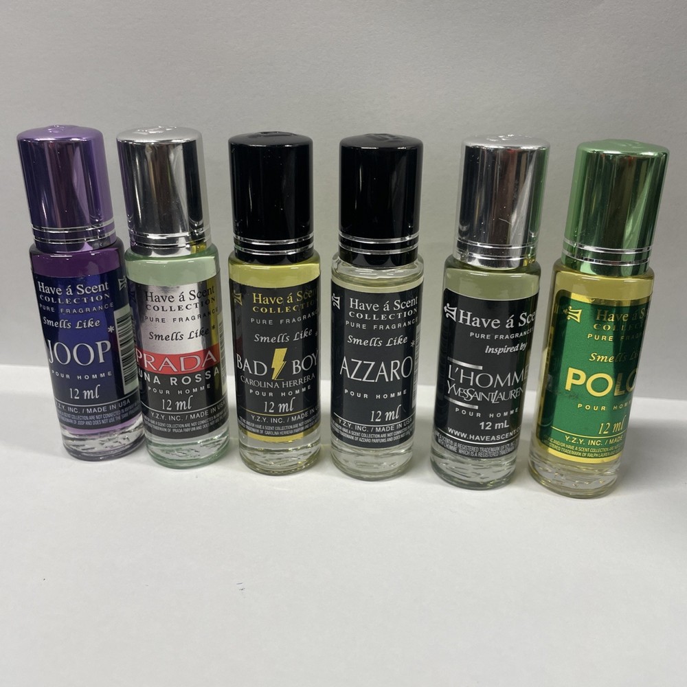 6 Pc Men Assorted Roll On Oil 12 ML Limited Time Only