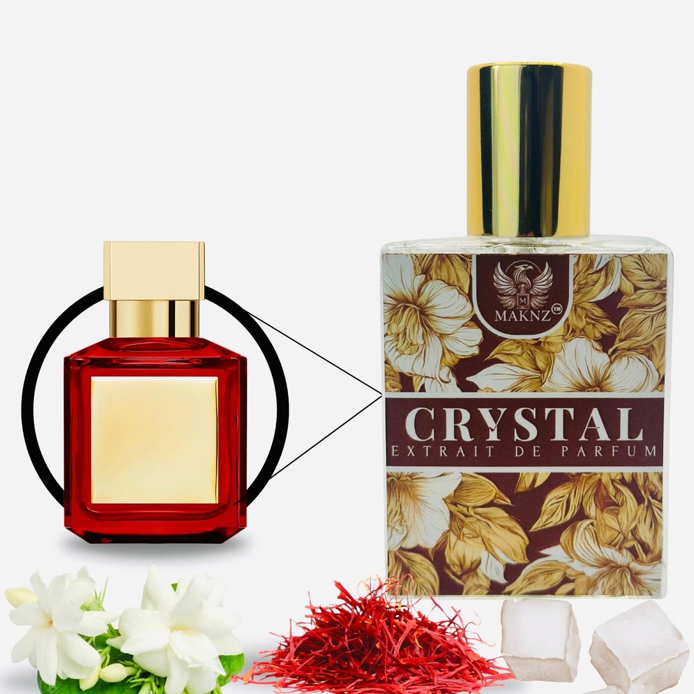 MAKNZ CRYSTAL PERFUME FOR MEN & WOMEN – Long-Lasting 1.7 Fl Oz (Pack of 1)