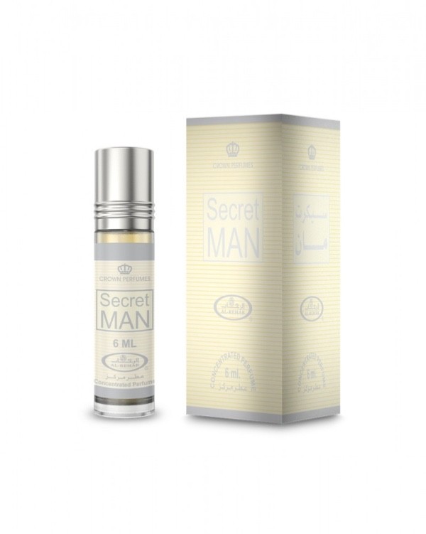 Al-Rehab Secret Man Concentrated Perfume Rollerball, 0.2 Fl Oz
