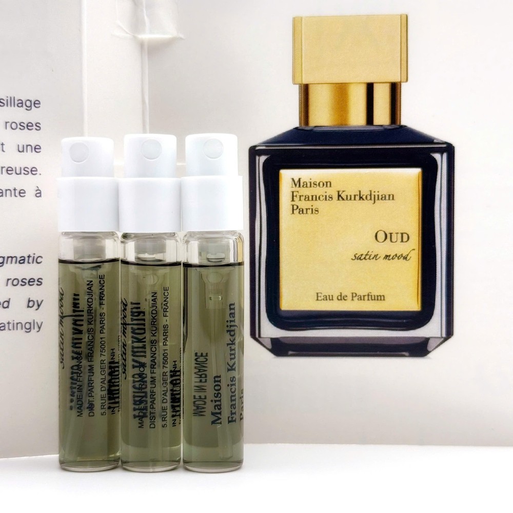 3 PCS MFK OUD SATIN MOOD EDP SAMPLE SPRAY 0.06OZ/2ML✔️Original