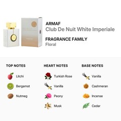 Armaf Ladies Club De Nuit White Imperiale EDP Spray 3.6 oz Fragrances