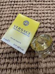 VERSACE Yellow Diamond Eau de Toilette for Women 0.17 oz / 5ml Miniature Bottle