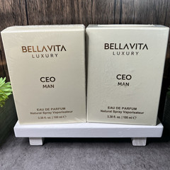 BellaVita Luxury CEO Man Eau de Parfum Spray, 3.38 fl oz Exp 09/28 & 10/28