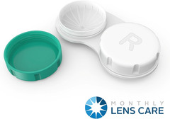 Contact Lens Cases 12 Pack. One Year Bulk Supply. Protect Your Eyes by Changing