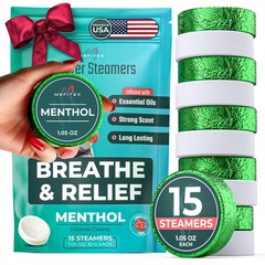 Shower Steamers for Men 15 Pack – Menthol Aromatherapy 15 Count (Pack of 1)