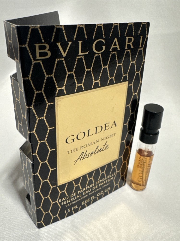 1 x Bvlgari Goldea the Roman Night Absolute Eau de Parfum Spray 1.5ml/0.05fl.oz