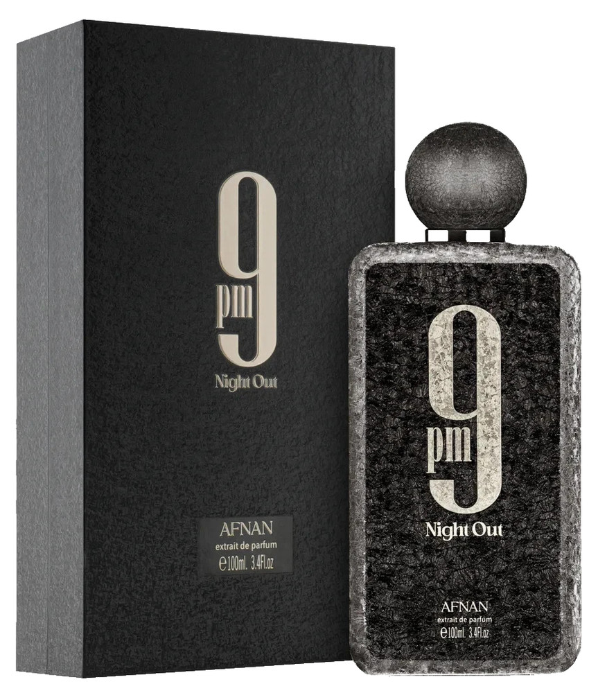 9 PM Night Out by AFNAN 3.4oz Extrait de Parfum for Men NEW SEALED BOX