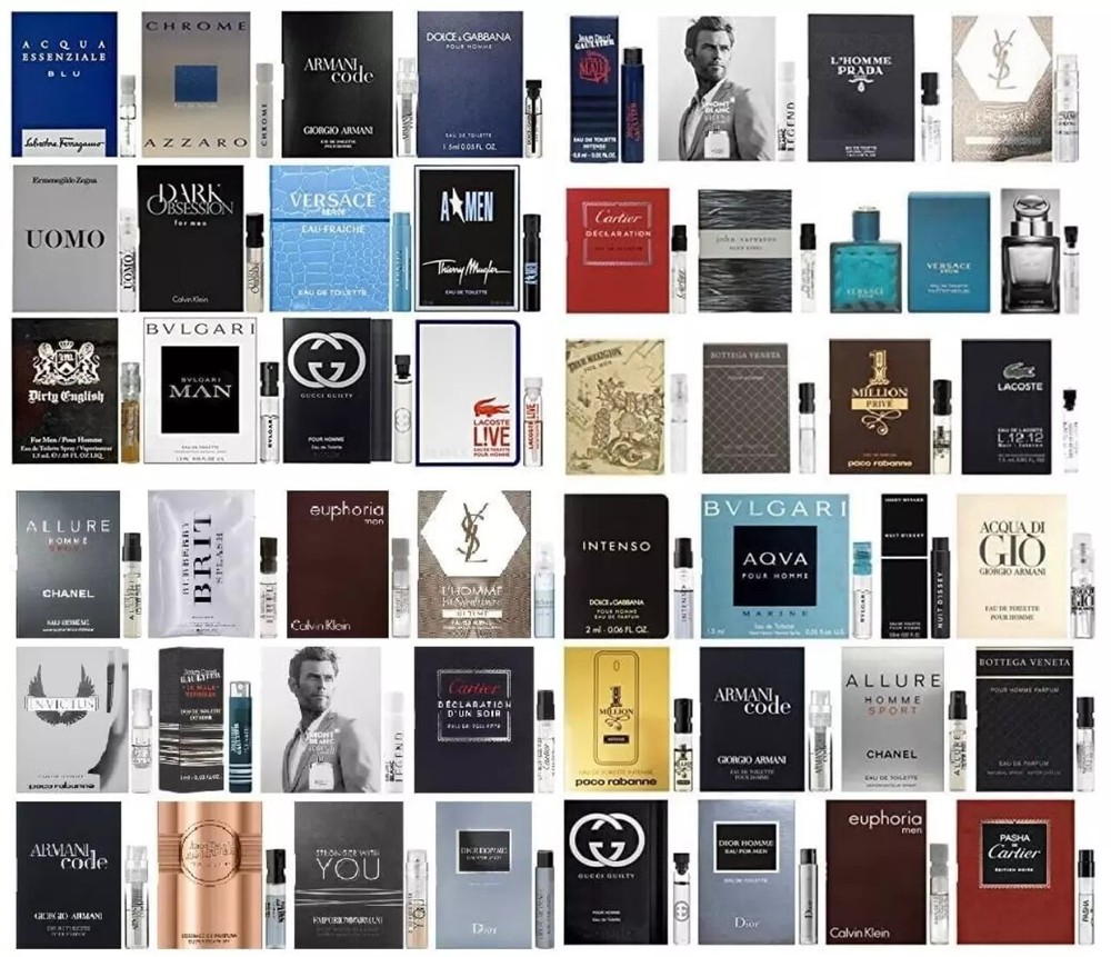 Men’s Cologne Sample Vials Choose Scent & Combined Shipping