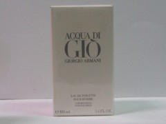 Acqua Di Gio by Giorgio Armani For Men 3.4 oz Eau de Toilette Spray SEALED