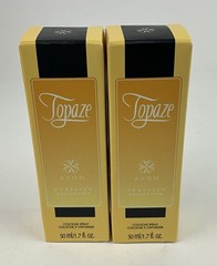 2 PACK Avon Classics Collection Topaze Cologne Spray 1.7 Fl Oz