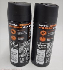 2 PACK AXE Dark Temptation 48-Hour Fresh Deodorant Body Spray – 4oz