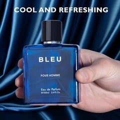Bleu for Men Eau De Parfum – Blend of Citrusy Top Notes, Aromatic Spices & Warm