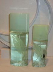 Lot of 2 Vintage Elizabeth Arden Green Tea Perfume 3.3 oz & 1.7 oz Spray