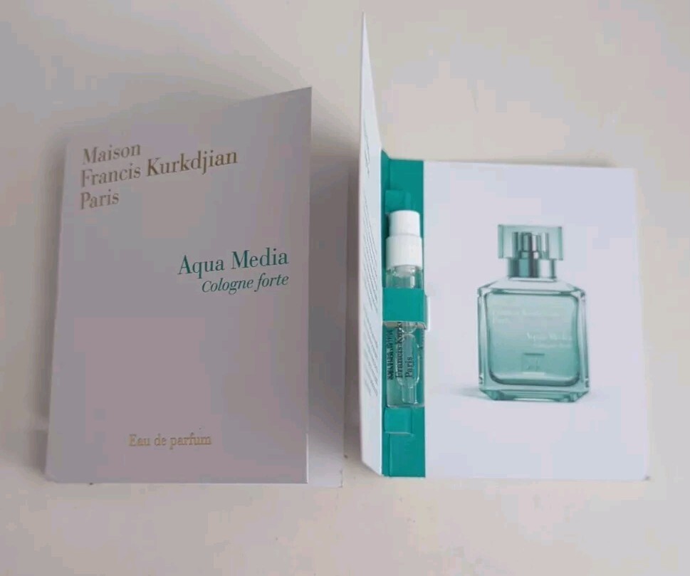 Aqua Media Cologne Forte Maison Francis Kurkdjian New Release sample spray x 2