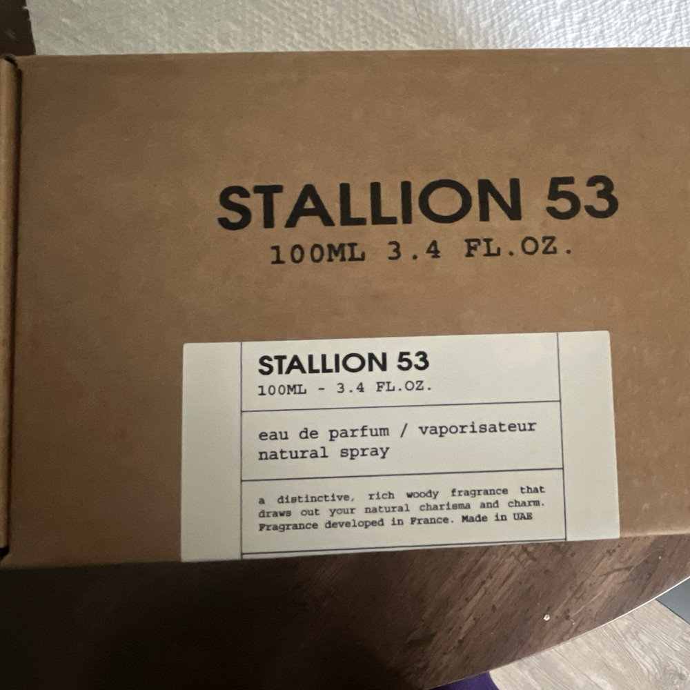 Stallion 53 Eau de Parfum Woody Natural Spray 3.4 fl oz Regular Size New Box