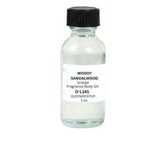 Woody Sandalwood (Unisex) Body Oil Fragrance All Natural 1 oz Glass Bottle