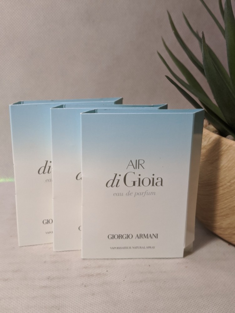 3PCS)Air Di Gioia Giorgio Armani Eau De Parfum 1.2ml-0.04oz Spray Sample Vial