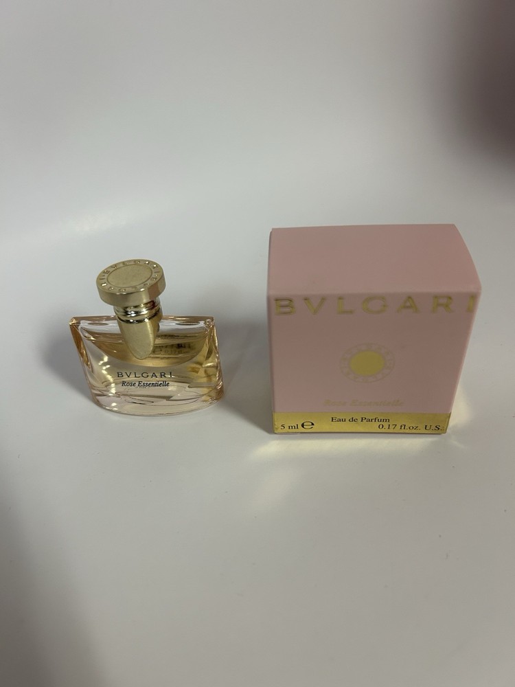 BVLGARI ROSE ESSENTIELLE Eau De Parfum 5ml 0.17oz Mini Box Collection Rare 2017