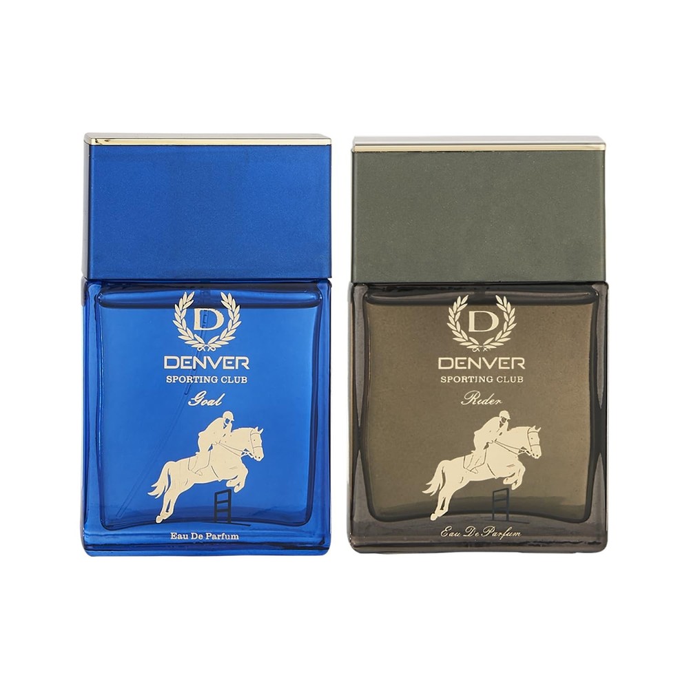 DENVER Goal & Rider Perfume For Men – 60ML Each, Pack Of 2