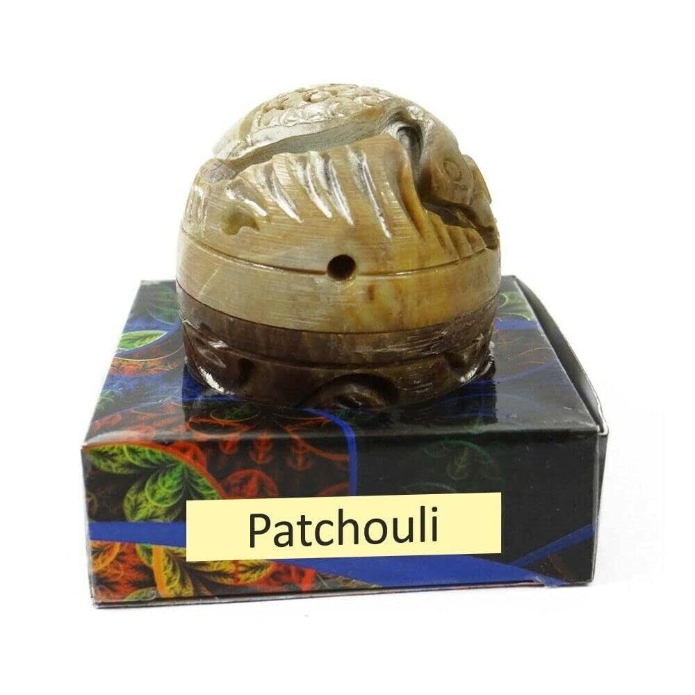 Natural Solid Perfume in Large Hand Carved Stone Jar 8gm Sale For Choose Option
