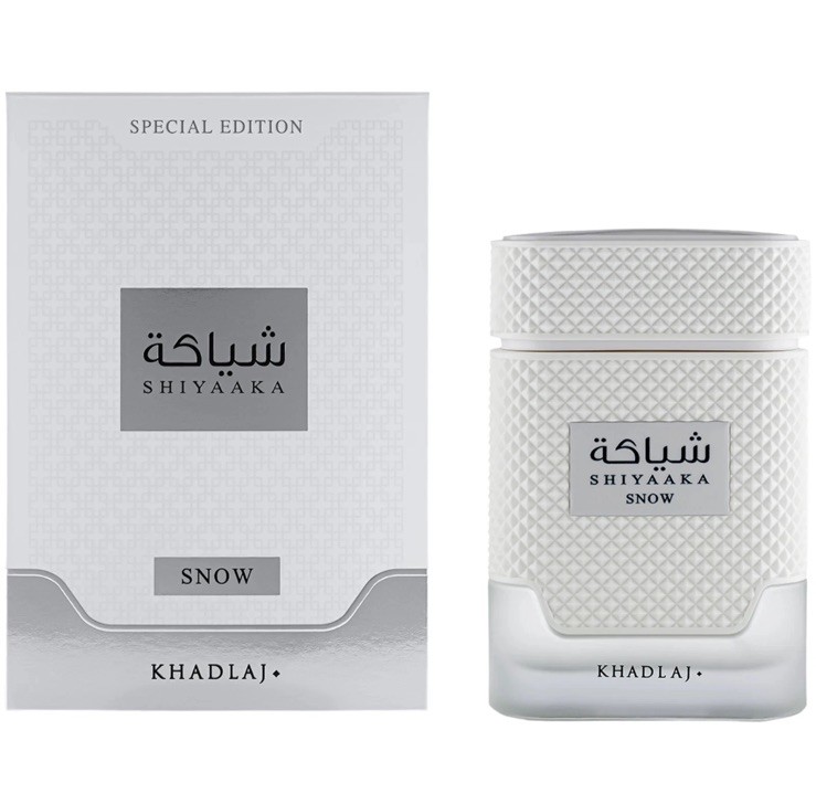 KHADLAJ SHIYAAKA SNOW EAU DE PARFUM FOR MEN 3.4 oz 100 ml