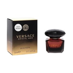 Mini Versace Crystal Noir 0.17oz/ 5ml Eau De Toilette for Women Brand New In Box