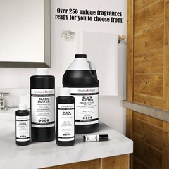 Black Butter 2 oz. Spray Mist Unisex and Roll On 10ml Fragrance Oil for Body