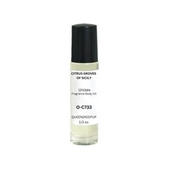 Citrus Groves of Sicily (Unisex) Body Oil Fragrance 10 ml Scent 1/3 oz Roll-On