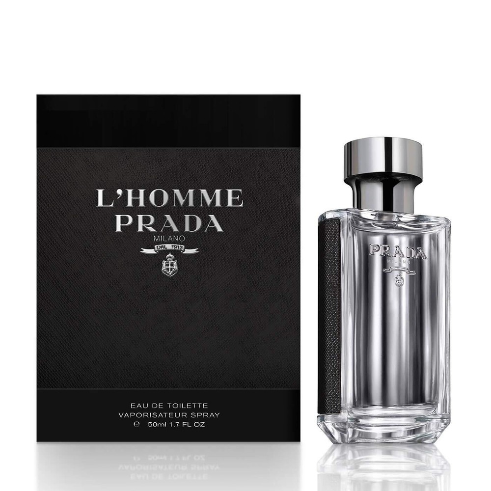 Prada L Homme Eau de Toilette Spray 1.7 Fl Oz Men’s Fragrance