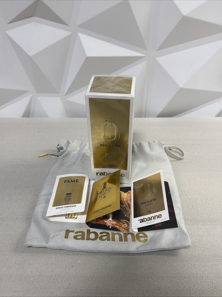 Rabanne MILLION GOLD ELIXIR PARFUM INTENSE 6.8fl Oz – 100% AUTHENTIC SEALED