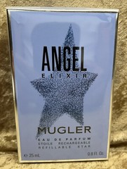 Angel Elixir Mugler Eau De Parfum Refillable Star 0.8 Fl Oz 25 Ml Sealed Box