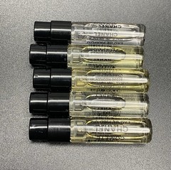 (5) CHANEL COLOGNE SPRAY SAMPLES – BLEU, SYCOMORE, LE LION, COMETE, JERSEY 1.5ml