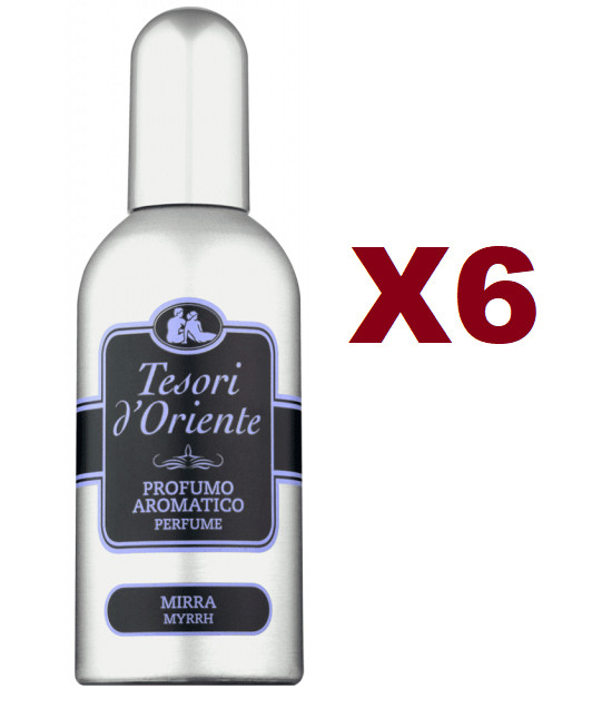6 PEZZI TESORI D’ORIENTE PROFUMO AROMATICO MIRRA 100ml