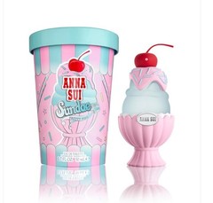 ANNA SUI Sundae Pretty Pink EDT Large Size Spray 1.7 oz in Ice Cream Carton 🍨