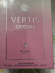 AL GAZAL Vertis Crystal Eau de Parfum Spray 3.4 fl oz Jasmine Vanilla Floral